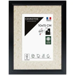 Cadre photo palma noir 10x15 cm Fabriqué en France