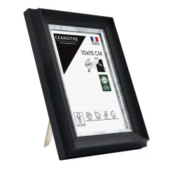 Cadre photo pandore noir argent 10x15 cm Fabriqué en France