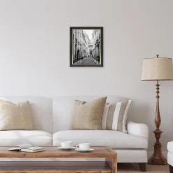 Cadre photo pandore noir doré 24x30 cm Fabriqué en France