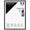 Cadre photo pandore noir argent 60x80 cm Fabriqué en France