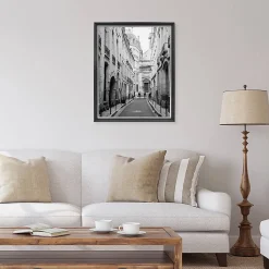 Cadre photo pandore noir argent 40x50 cm Fabriqué en France