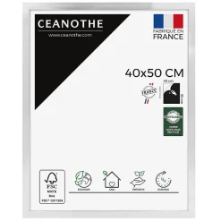 Cadre photo precious acier 40x50 cm Fabriqué en France