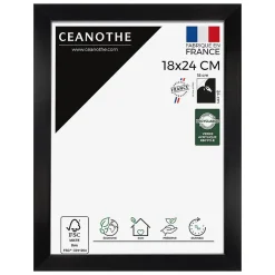 Cadre photo precious carbone 18x24 cm Fabriqué en France