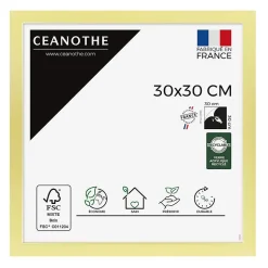 Cadre photo precious doré 30x30 cm Fabriqué en France