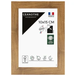 Cadre photo precious noyer 10x15 cm Fabriqué en France