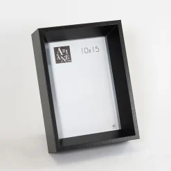 Cadre photo Roma style contemporain design noir l.10xH.15cm