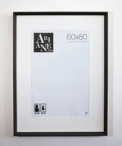 Cadre photo Roma style contemporain design noir l.60xH.80cm