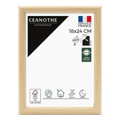 Cadre photo shelter brut 18x24 cm Fabriqué en France