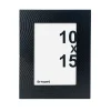 Cadre photo stries noires 10 x 15 cm Ornami