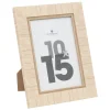 Cadre photo Théa beige 10x15cm - Atmosphera