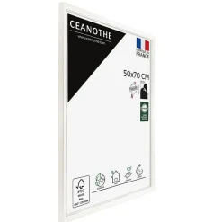 Cadre photo vittoria blanc 50x70 cm Fabriqué en France