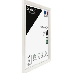 Cadre photo vittoria blanc 30x40 cm Fabriqué en France