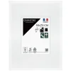 Cadre photo wild blanc 50x70 cm avec passe-partout 30x40 cm Fabriqué en France