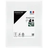Cadre photo wild blanc 60x80 cm avec passe-partout 40x50 cm Fabriqué en France