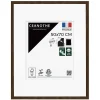 Cadre photo wild ébène 50x70 cm avec passe-partout 30x40 cm Fabriqué en France