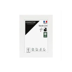 Cadre photo wild ébène 60x80 cm avec passe-partout 40x50 cm Fabriqué en France
