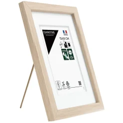 Cadre photo wild brut 13x18 cm avec passe-partout 9x13 cm Fabriqué en France
