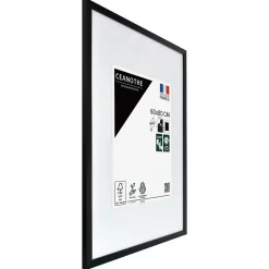 Cadre photo wild noir 60x80 cm avec passe-partout 40x50 cm Fabriqué en France