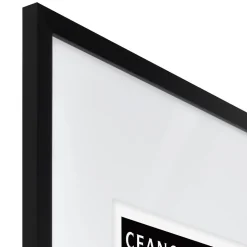 Cadre photo wild noir 60x80 cm avec passe-partout 40x50 cm Fabriqué en France