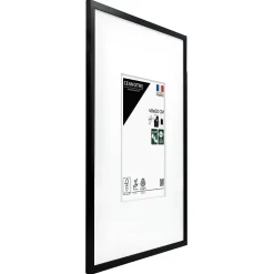 Cadre photo wild noir 40x60 cm avec passe-partout 20x30 cm Fabriqué en France