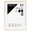 Cadre photo 60x80 cm chêne alba avec passe-partout 50x70 cm Fabriqué en France