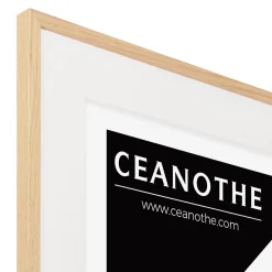 Cadre photo 60x80 cm chêne alba avec passe-partout 50x70 cm Fabriqué en France