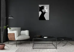 Cadre plastique gallery Ariane Home noir l.40 x H.60 cm
