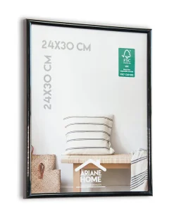 Cadre plastique gallery Ariane Home noir l.24 x H.30 cm