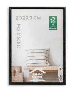 Cadre plastique gallery Ariane Home noir l.21 x H.29cm