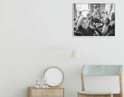 Cadre plastique gallery Ariane Home blanc l.40 x H.50 cm