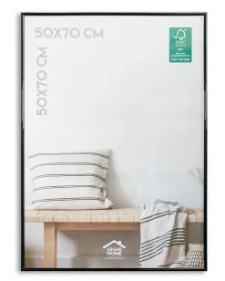 Cadre plastique gallery Ariane Home noir l.50 x H.70 cm