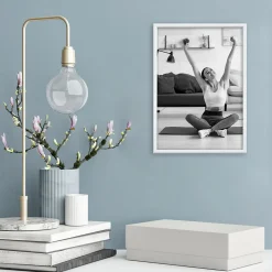 Cadre plastique gallery Ariane Home blanc l.21 x H.29cm