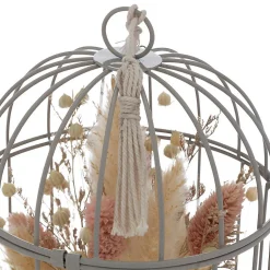 Cage en métal H20cm gris - Atmosphera