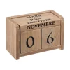 Calendrier Colonial - beige - 7 - 5x11 cm - Atmosphera