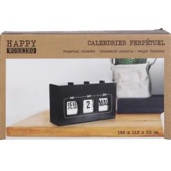 Calendrier flip flap Happy working