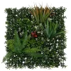 Carré végétal tropical Izy vert 50x50cm - Atmosphera