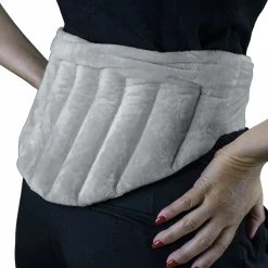 Ceinture lombaires chauffante avec bandes auto-agrippantes réglable taille 36 à 54 - Gris clair - Vivezen