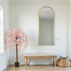Cerisier artificiel retombant rose 110cm