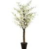 Cerisier blanc artificiel H200 cm - Atmosphera