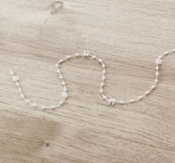 Chainette de liaison 89mm blanche - 80 crochets (40 bandes)