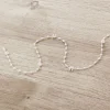 Chainette de liaison 89mm blanche - 130 crochets (65 bandes)