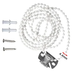 Chainette pour store enrouleur Nisis plastique blanc L.2m GoodHome