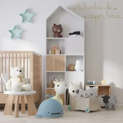 Chambre de super héros - Sculpture fil de fer 40-50 cm - Bijoux de mur