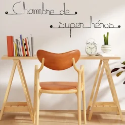 Chambre de super héros - Sculpture fil de fer 40-50 cm - Bijoux de mur