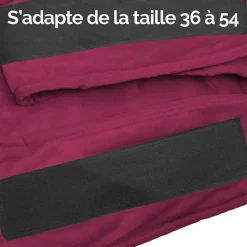 Chauffe mains, manchon chauffant 32 x 22 cm avec ceinture réglable - Bleu - Vivezen