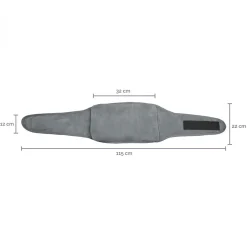 Chauffe mains, manchon chauffant 32 x 22 cm avec ceinture réglable - Bleu - Vivezen