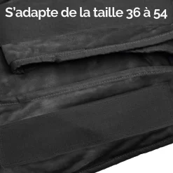 Chauffe mains, manchon chauffant 32 x 22 cm avec ceinture réglable - Bleu - Vivezen