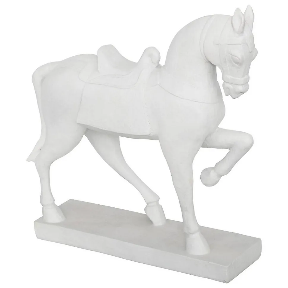 Cheval Little cottage H.35cm résine - Atmosphera