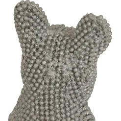 Chien déco Eden H.10cm assorti - Blanc- Atmosphera