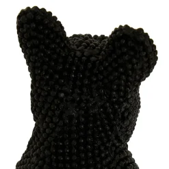 Chien déco Eden H.10cm assorti - Doré- Atmosphera